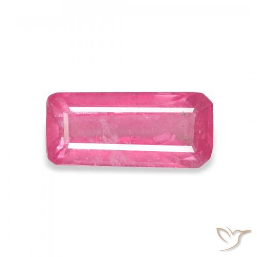 1.87ct Natural Magenta Profundo Rubi, Corte Esmeralda, VS-SI