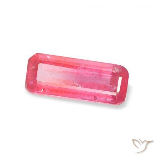 Rubi Rosa Intenso Natural 1.20ct, Corte Octógono / Esmeralda, VS-SI