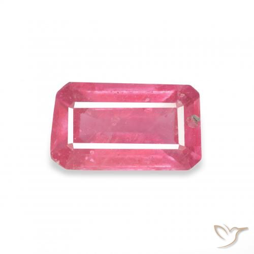 1.54ct Natural rosa médio Rubi, Corte Esmeralda, VS-SI