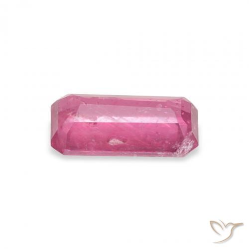 Rubi Medium Dark-Pink Natural 1.63ct, Corte Octógono / Esmeralda, SI