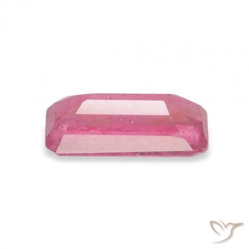 Rubi Medium Dark-Pink Natural 1.92ct, Corte Octógono / Esmeralda, SI
