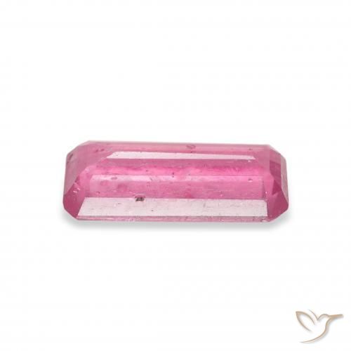 Rubi Medium Dark-Pink Natural 1.93ct, Corte Octógono / Esmeralda, VS-SI