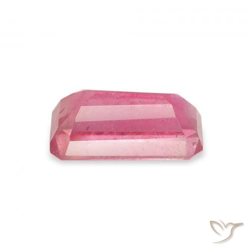 Rubi Vermelho rosado Natural 1.84ct, Corte Octógono / Esmeralda, VS-SI