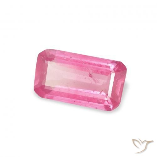Rubi Medium Dark-Pink Natural 1.19ct, Corte Octógono / Esmeralda, VS-SI