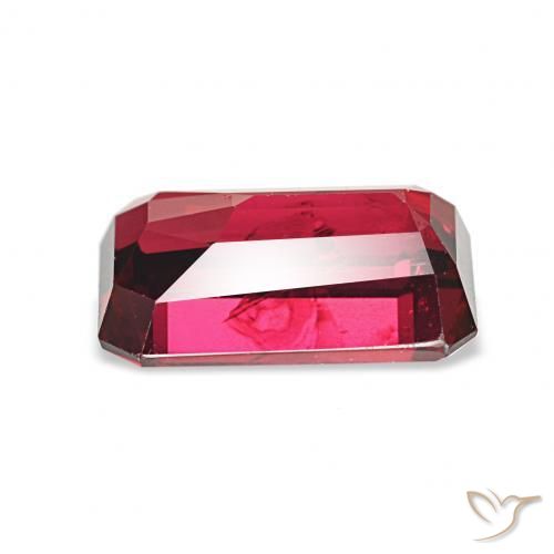 Rubi vermelho médio Natural 1.97ct, Corte Octógono / Esmeralda, VS