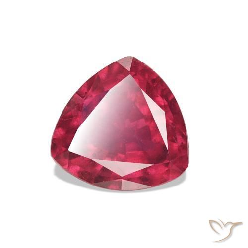Rubi Vermelho escuro Natural 2.11ct, Trilhão, VVS-VS