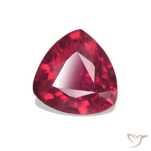 Rubi Medium Dark-Red Natural 1.48ct, Trilhão, VS