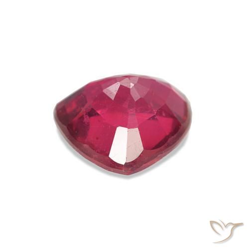Rubi Medium Dark-Red Natural 1.48ct, Trilhão, VS