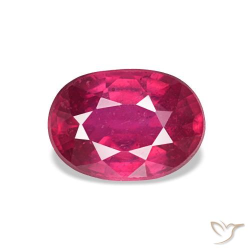 1.17ct Vermelho rosado Rubi, oval, VVS-VS