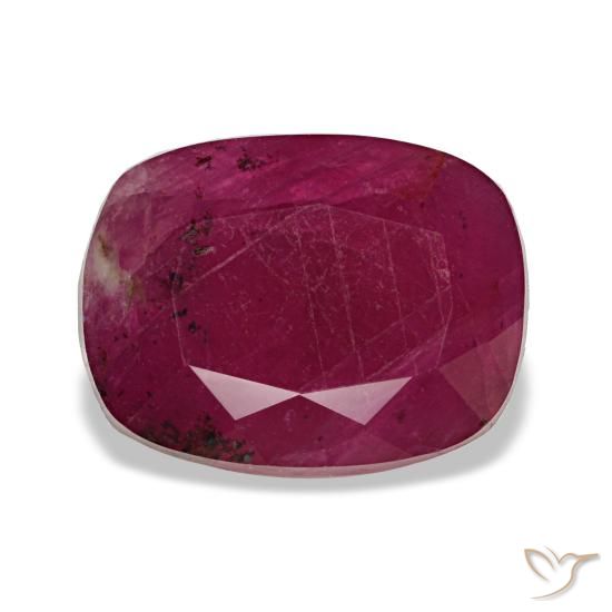 2.62ct vermelho rubi, almofada, VS