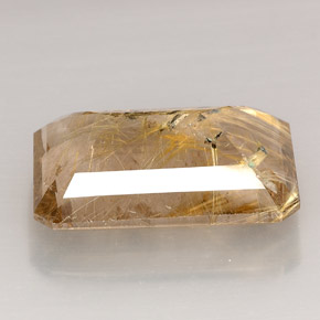 Quartzo rutilado amarelo natural 37,66ct, transparente, transparente/translúcido