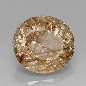 Quartzo rutilado amarelo natural 18,09ct, transparente, transparente/translúcido