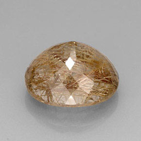 Quartzo rutilado amarelo natural 18,09ct, transparente, transparente/translúcido
