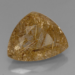 Quartzo rutilado amarelo natural 21,78ct, transparente, transparente/translúcido