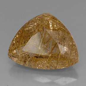 Quartzo rutilado amarelo natural 21,78ct, transparente, transparente/translúcido