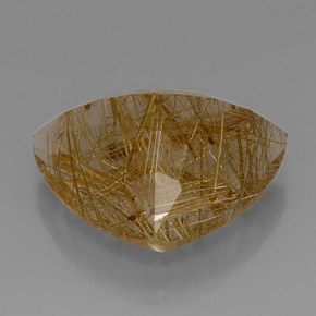 Quartzo rutilado amarelo natural 21,78ct, transparente, transparente/translúcido