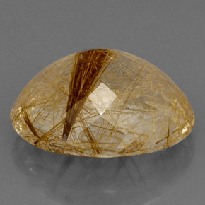 Quartzo rutilado amarelo natural 18,07ct, transparente, transparente/translúcido