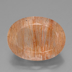 Quartzo rutilado amarelo natural 38,06ct, transparente, transparente/translúcido