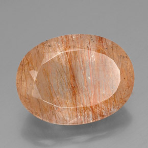 Quartzo rutilado amarelo natural 38,06ct, transparente, transparente/translúcido