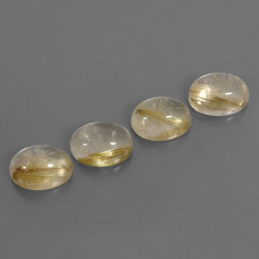 Pedras preciosas de quartzo rutilado amarelo natural de  ct, transparente, transparente/translúcido
