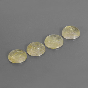 Pedras preciosas de quartzo rutilado amarelo natural de  ct, transparente, transparente/translúcido