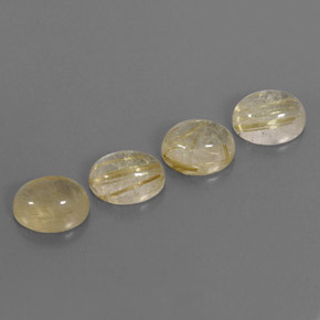 Pedras preciosas de quartzo rutilado amarelo natural de  ct, transparente, transparente/translúcido