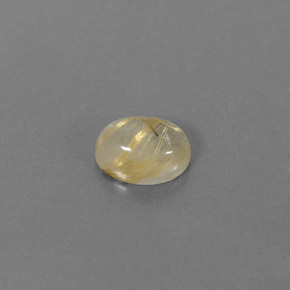 Quartzo rutilado amarelo natural 1,61ct, transparente, transparente/translúcido