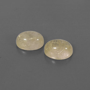 Pedras preciosas de quartzo rutilado amarelo natural de  ct, transparente, transparente/translúcido