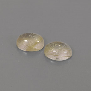 Pedras preciosas de quartzo rutilado amarelo natural de  ct, transparente, transparente/translúcido