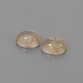 Pedras preciosas de quartzo rutilado amarelo natural de  ct, transparente, transparente/translúcido