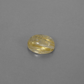 Quartzo rutilado amarelo natural 1,67ct, transparente, transparente/translúcido