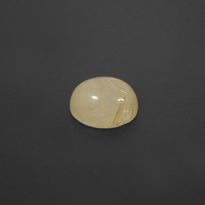Quartzo rutilado amarelo natural 1,63ct, transparente, transparente/translúcido
