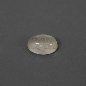 Quartzo rutilado amarelo natural 1,35ct, transparente, transparente/translúcido