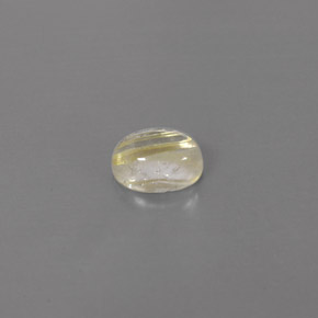 Quartzo rutilado amarelo natural 1,54ct, transparente, transparente/translúcido