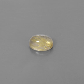Quartzo rutilado amarelo natural 1,45ct, transparente, transparente/translúcido