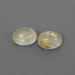 Pedras preciosas de quartzo rutilado amarelo natural de  ct, transparente, transparente/translúcido