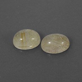 Pedras preciosas de quartzo rutilado amarelo natural de  ct, transparente, transparente/translúcido