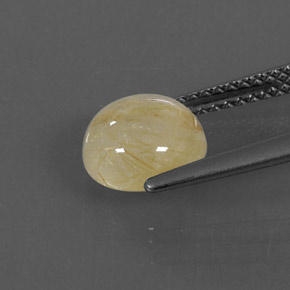 Quartzo rutilado amarelo natural 2,10ct, transparente, transparente/translúcido