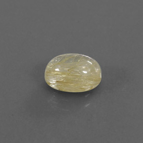 Quartzo rutilado amarelo natural 1,51ct, transparente, transparente/translúcido