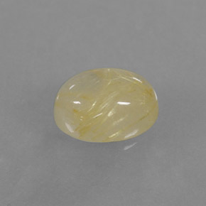 Quartzo rutilado amarelo natural 1,57ct, transparente, transparente/translúcido