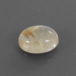 Quartzo rutilado amarelo natural 1,97ct, transparente, transparente/translúcido