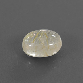 Quartzo rutilado amarelo natural 1,61ct, transparente, transparente/translúcido