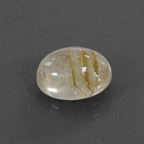 Quartzo rutilado amarelo natural 2,04ct, transparente, transparente/translúcido