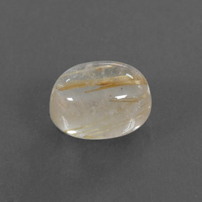 Quartzo rutilado amarelo natural 2,09ct, transparente, transparente/translúcido