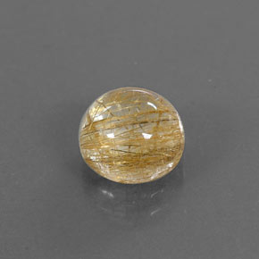 Quartzo rutilado amarelo natural 2,25ct, transparente, transparente/translúcido