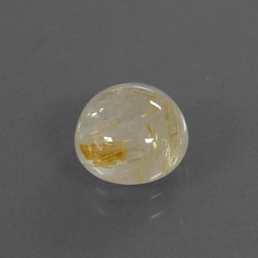 Quartzo rutilado amarelo natural 2,21ct, transparente, transparente/translúcido