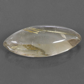Quartzo rutilado ouro natural 26,24ct, marquise, transparente