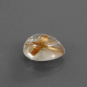 Quartzo rutilado amarelo natural 2,11ct, transparente, transparente/translúcido