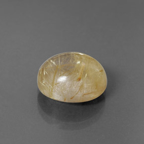 Quartzo rutilado amarelo natural 6,00ct, transparente, transparente/translúcido
