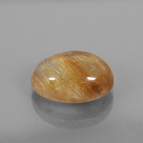 Quartzo rutilado amarelo natural 6,11ct, transparente, transparente/translúcido